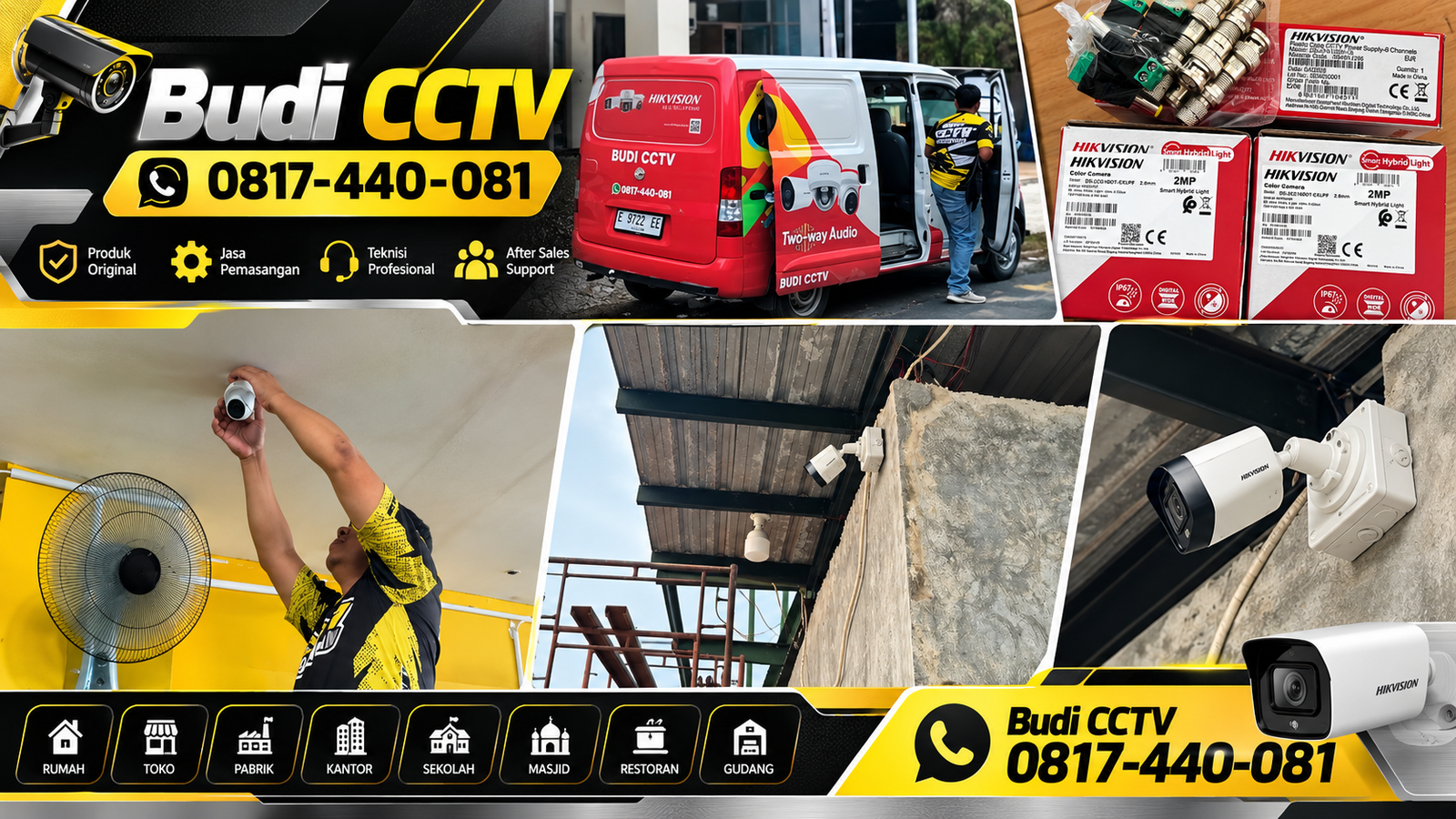 Instalasi CCTV Hikvision di Brebes dengan Sistem Pengawasan Gudang yang Terintegrasi