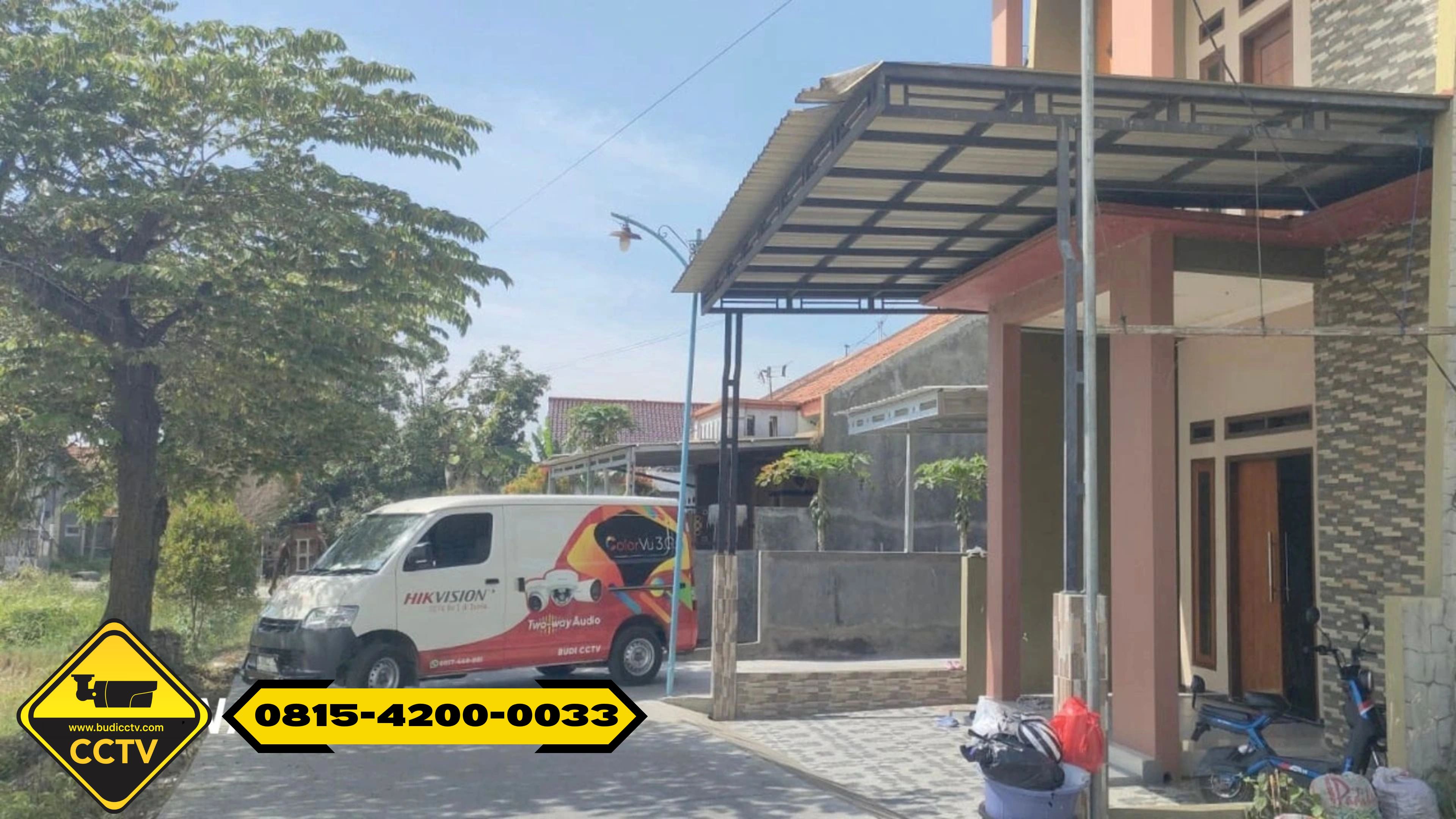 Pasang CCTV Hikvision 4 Channel Smart Hybrid Light 2MP di Rumah Area Grobogan